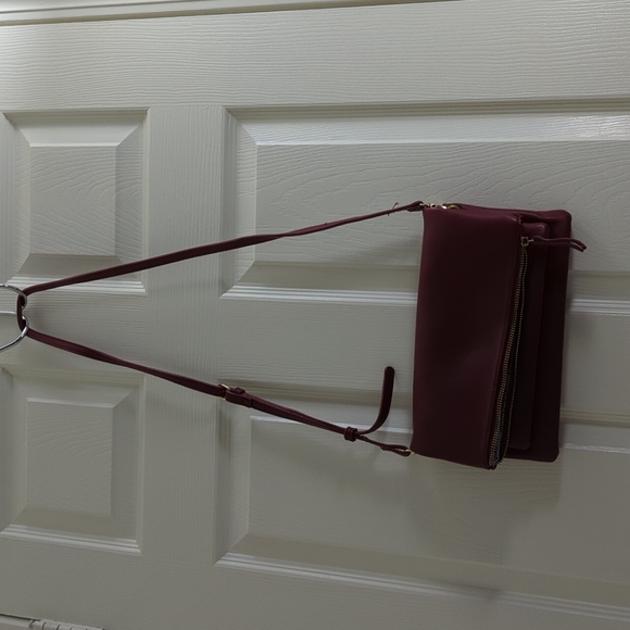 Red Antik Kraft Fold over bag - Picture 2 of 6